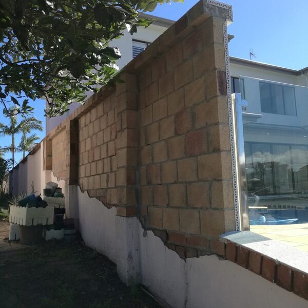 Recent Gold Coast render repair job