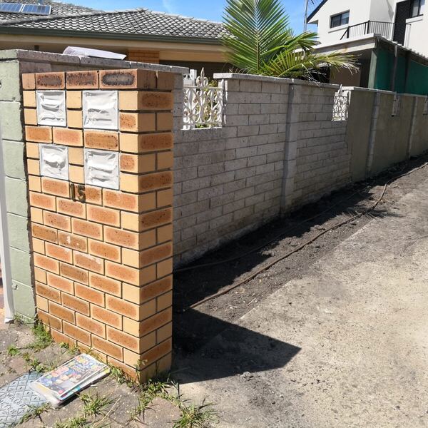 Recent Gold Coast render repair job