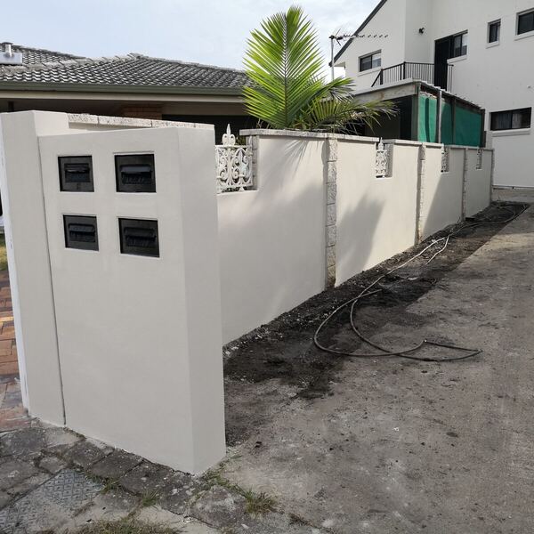 Recent Gold Coast render repair job